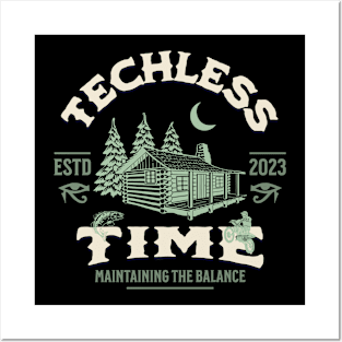 Techless Time T Shirt Posters and Art